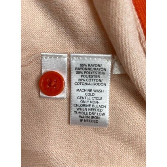 LOFT Peach Orange Lightweight Cardigan Small SP‎ - Picture 6 of 6